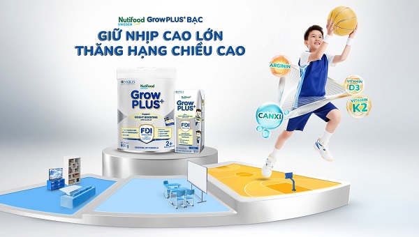 Sữa Nuti Grow Plus+ Bạc