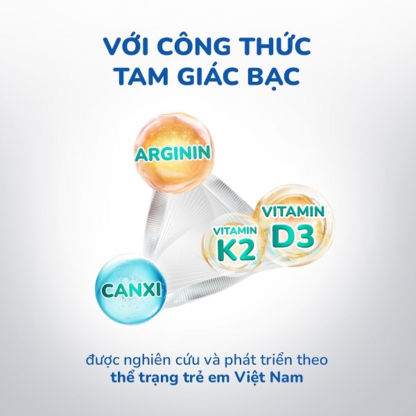 Sữa bột Nutifood Grow Plus+ Bạc số 2+ cho trẻ từ 2 tuổi lon 800g