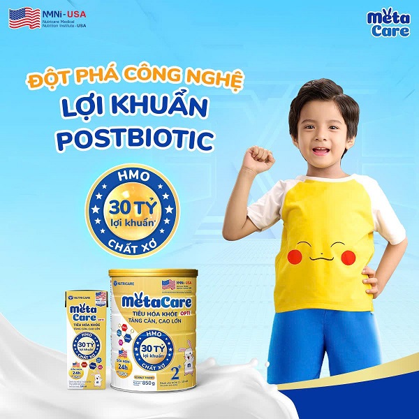 Sữa Metacare Opti hộp 180ml cho trẻ từ 1 tuổi