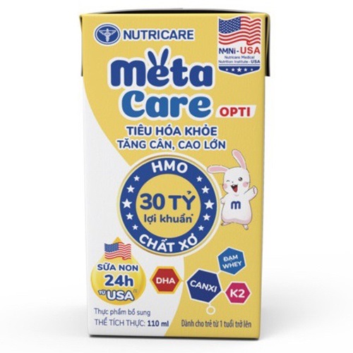 Sữa pha sẵn MetaCare Opti cho trẻ từ 1 tuổi hộp 110ml