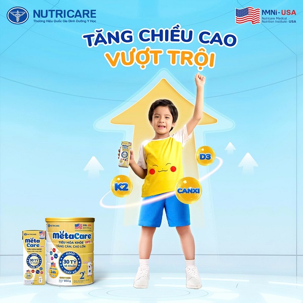 Sữa pha sẵn MetaCare Opti cho trẻ từ 1 tuổi hộp 110ml