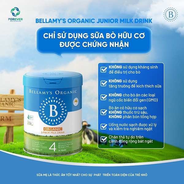 Sữa Bellamy's Organic Úc