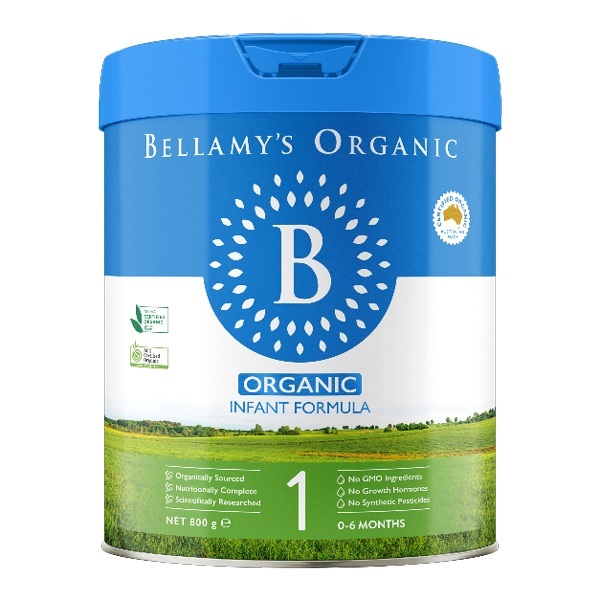 Sữa Bellamy's Organic Úc số 1 lon 900g cho trẻ 0-6 tháng tuổi