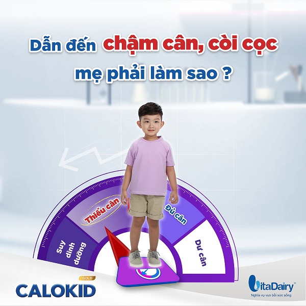 Sữa pha sẵn Calokid Gold hộp 110ml cho trẻ chậm tăng cân, biếng ăn