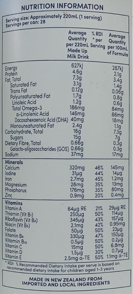 Sữa dê Baby Steps số 3 lon 900g cho trẻ từ 12-36 tháng