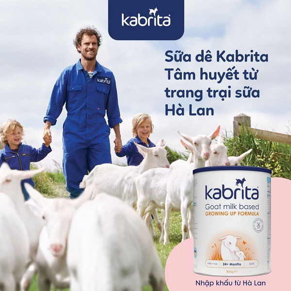 Sữa dê Kabrita số 3 lon 800g cho trẻ từ 24 tháng