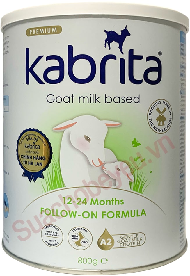 Sữa dê kabrita số 2 cho trẻ 1-2 tuổi mẫu mới