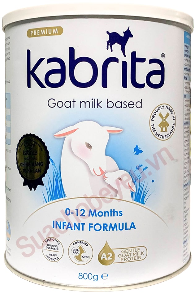 Sữa dê Kabrita số 1 lon 800g cho trẻ 0-12 tháng