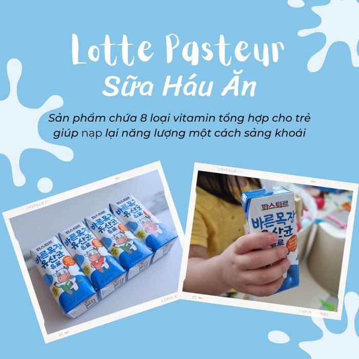 Sữa háu ăn Lotte Hàn Quốc