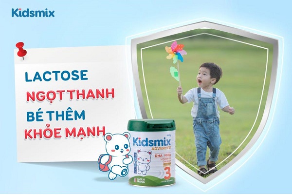 Sữa Kidsmix Advanced số 1 800g cho trẻ từ 0-12 tháng tuổi