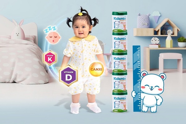 Sữa Kidsmix Advanced số 2 lon 800g cho trẻ từ 12-24 tháng