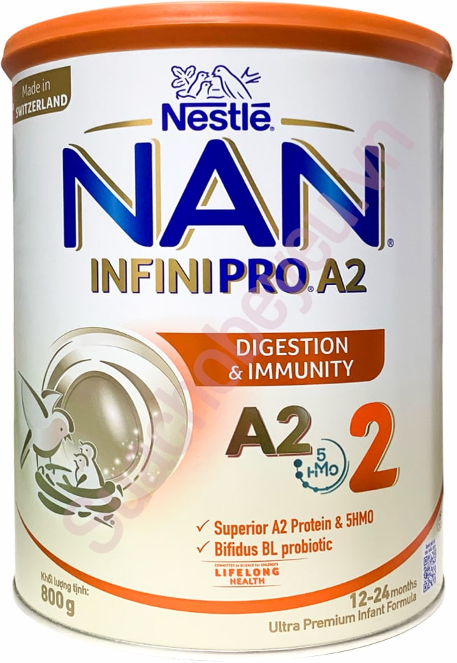Sữa Nan InfiniPro A2 số 2 lon 800g cho trẻ 1-2 tuổi