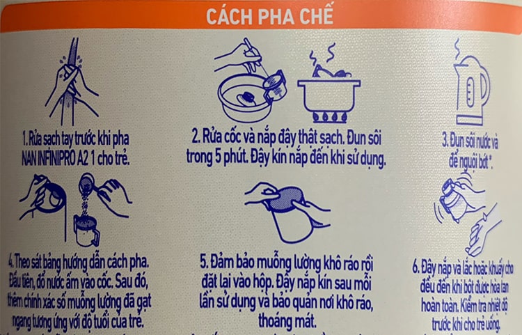 Sữa Nan InfiniPro A2 số 1 lon 800g cho trẻ 0-12 tháng