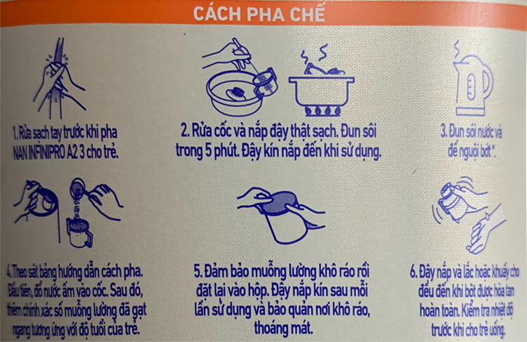 Sữa Nan InfiniPro A2 số 2 lon 800g cho trẻ 1-2 tuổi