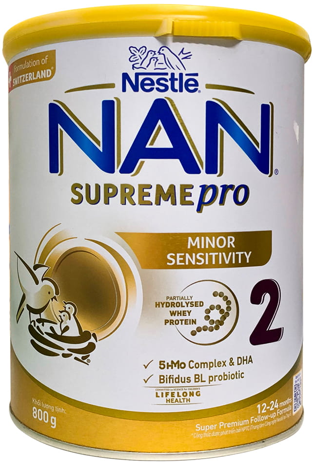 Sữa Nan Supreme Pro số 2 800g cho trẻ từ 12-24 tháng