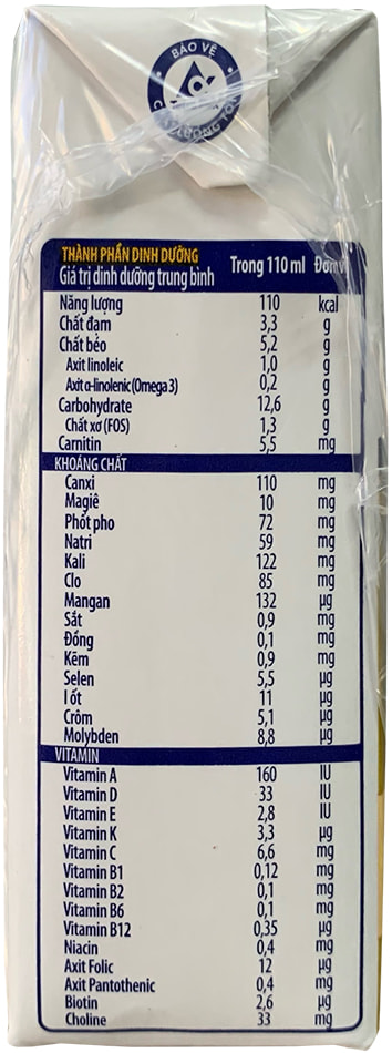 Thùng sữa bột pha sẵn Nutren Junior hộp 110ml