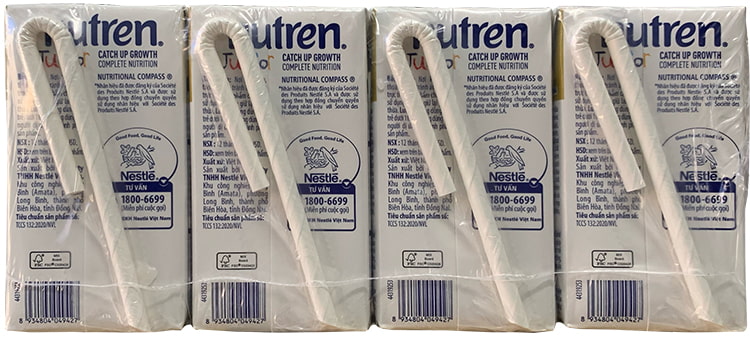 Thùng sữa bột pha sẵn Nutren Junior hộp 110ml