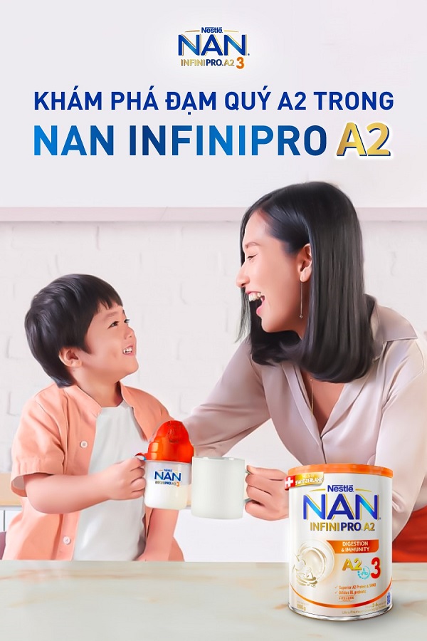 Sữa Nan InfiniPro A2 số 1 lon 800g cho trẻ 0-12 tháng