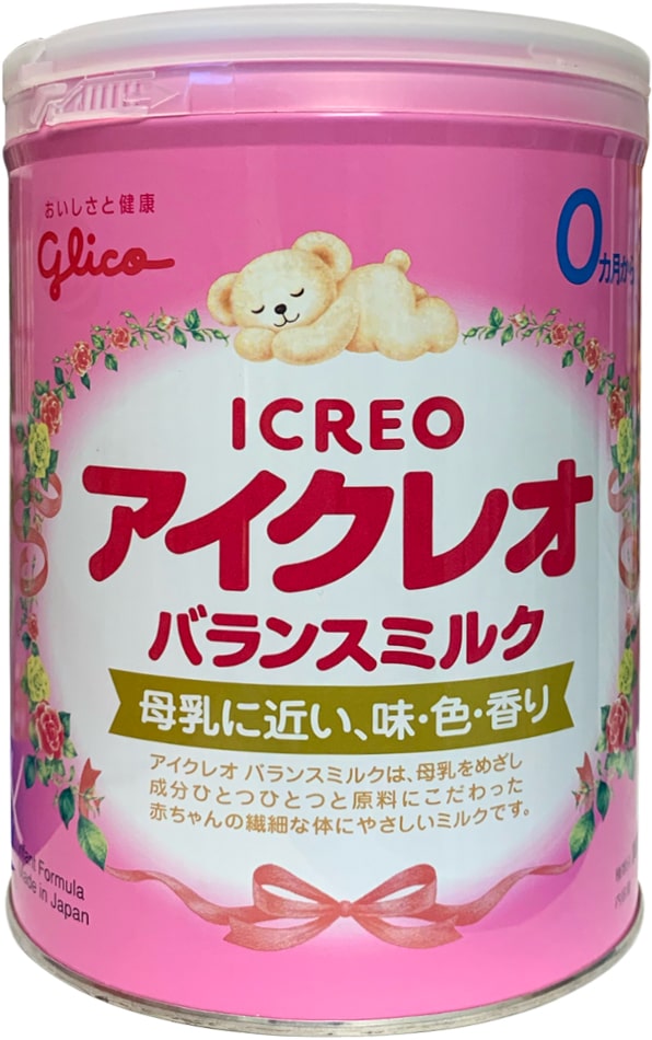 sữa glico icreo số 0 lon 800g cho trẻ 0-12 tháng tuổi
