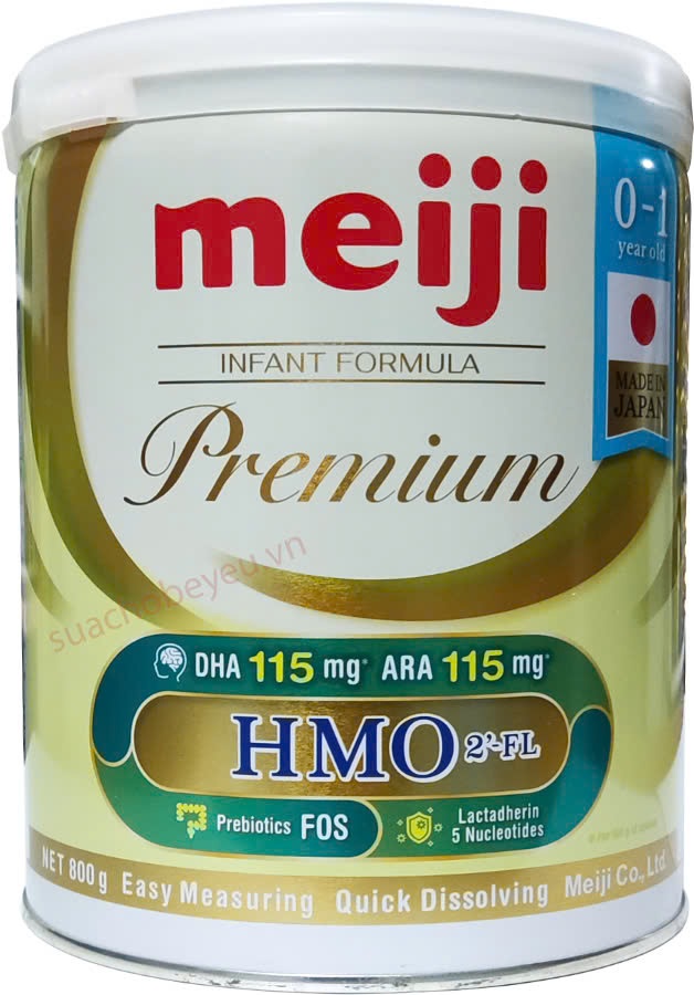Sữa Meiji Premium Nhật Bản cho trẻ 0-1 tuổi lon 800g