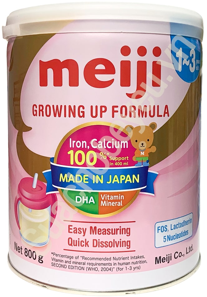 Thùng sữa Meiji growing up formula 1-3 tuổi nhập khẩu