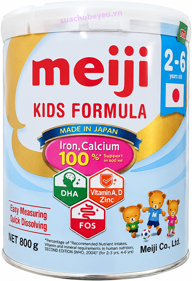 Sữa Meiji Kids Formula 900g cho trẻ 3-10 tuổi nhập khẩu