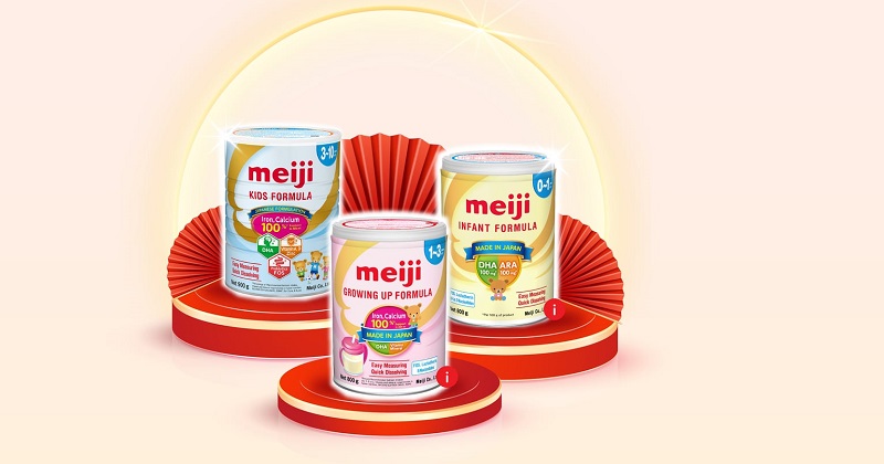 Sữa Meiji nội địa Nhật lon 800g cho trẻ 1-3 tuổi
