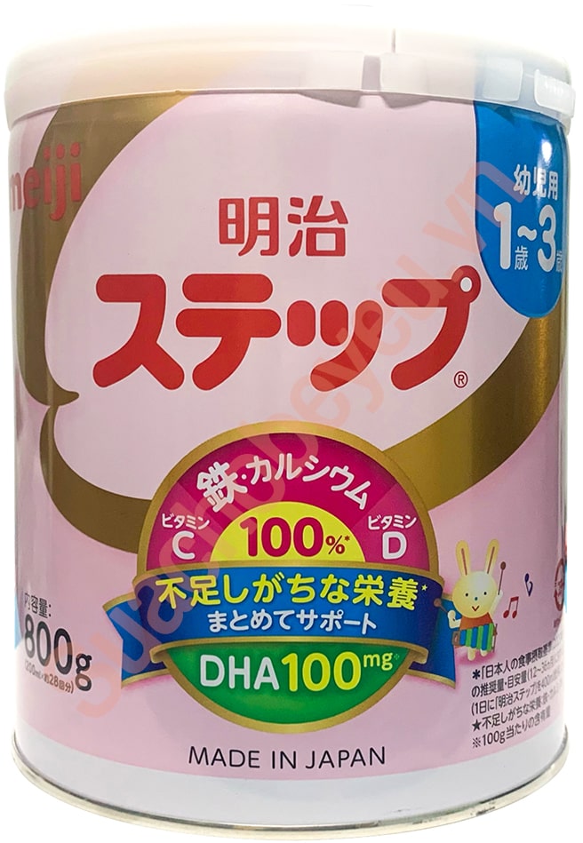 Sữa Meiji nội địa Nhật lon 800g cho trẻ 1-3 tuổi