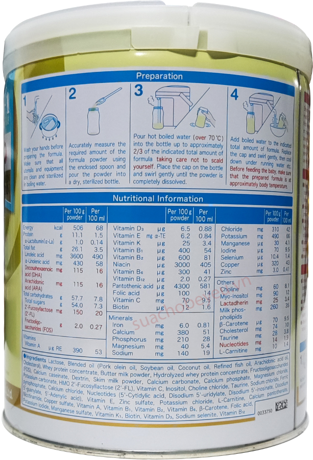 Sữa Meiji Premium Nhật Bản cho trẻ 0-1 tuổi lon 800g