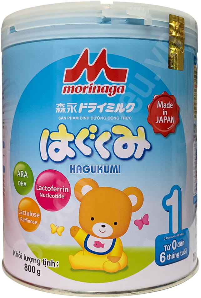 Sữa Morinaga số 1 800g cho trẻ 0-6 tháng tuổi