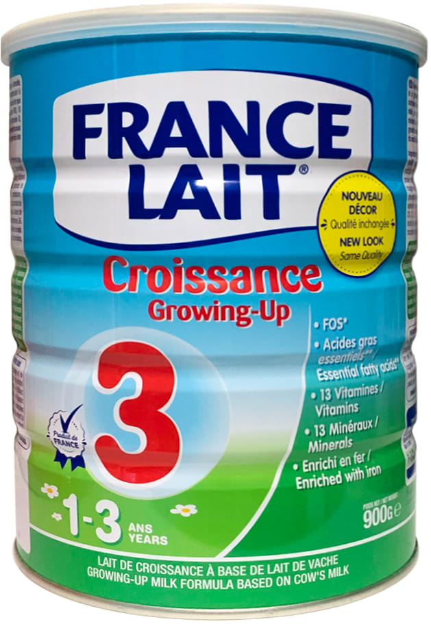 Sữa France Lait số 3 lon 900g nhập khẩu Pháp cho trẻ 1-3 tuổi