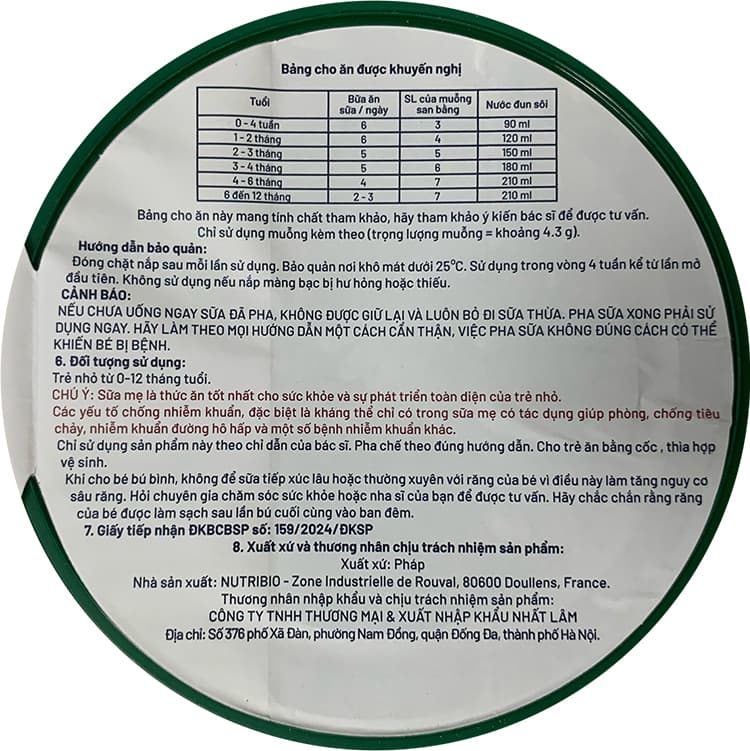 Sữa Kidsmix Advanced số 1 400g cho trẻ từ 0-12 tháng tuổi