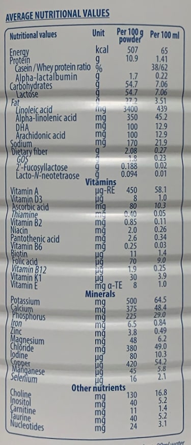 Sữa Kidsmix Advanced số 1 800g cho trẻ từ 0-12 tháng tuổi