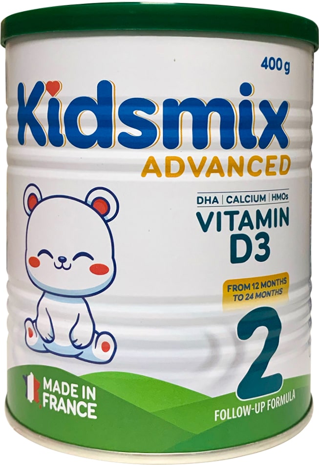 Sữa Kidsmix Advanced số 2 400g cho trẻ từ 12-24 tháng tuổi