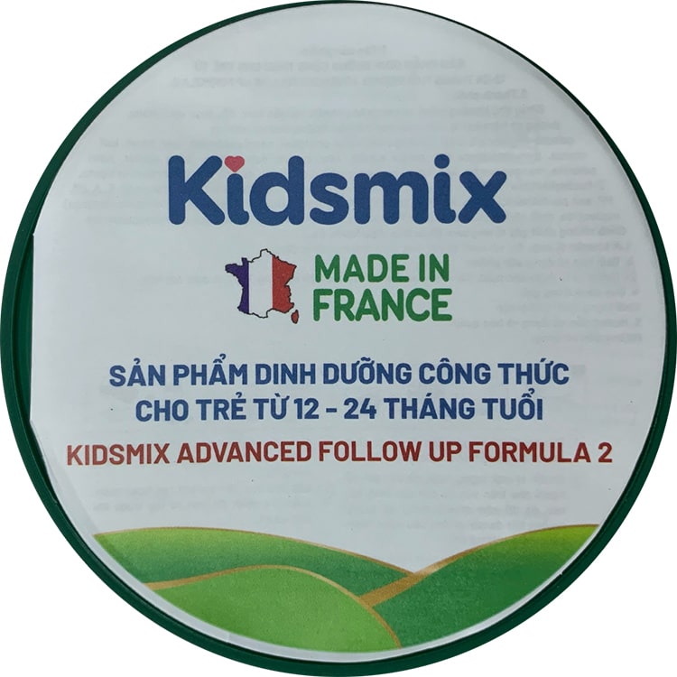 Sữa Kidsmix Advanced số 2 400g cho trẻ từ 12-24 tháng tuổi