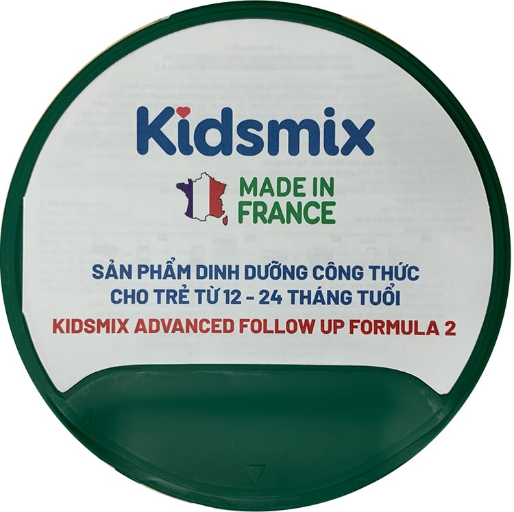 Sữa Kidsmix Advanced số 2 800g cho trẻ từ 12-24 tháng tuổi