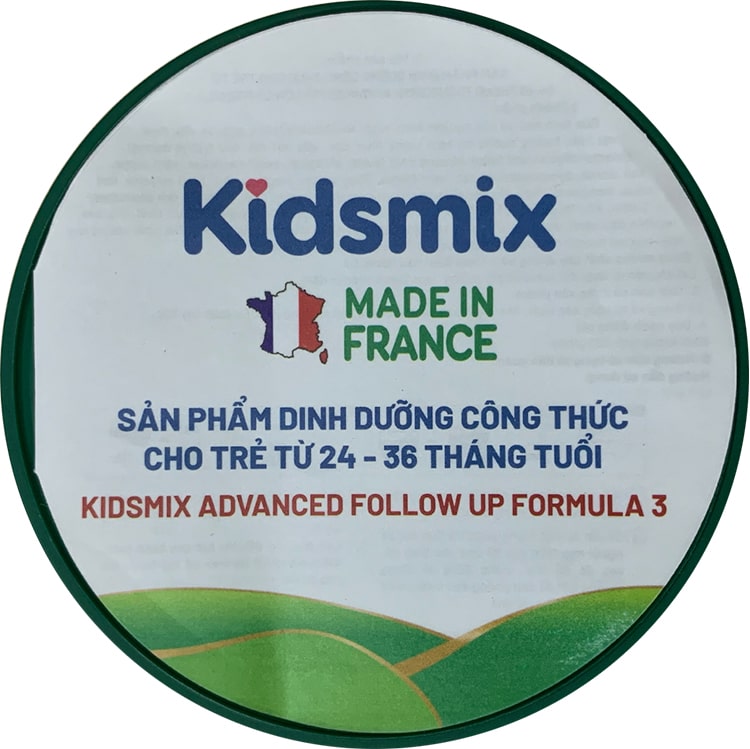 Sữa Kidsmix Advanced số 3 400g cho trẻ từ 24-36 tháng tuổi