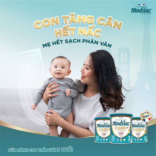 Sữa Modilac Doucéa số 1 lon 400g, cho trẻ 0-6 tháng