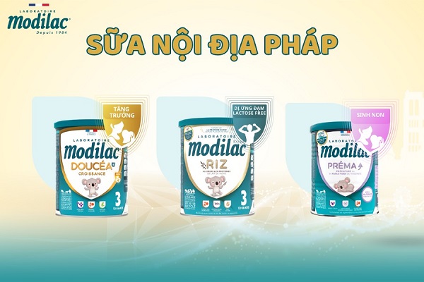 Sữa Modilac Doucéa số 1 lon 400g, cho trẻ 0-6 tháng