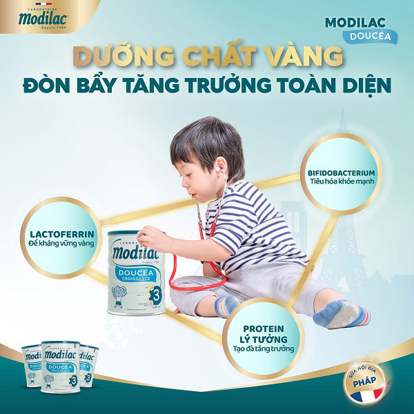 Sữa Modilac Doucéa số 1 lon 800g, cho trẻ 0-6 tháng