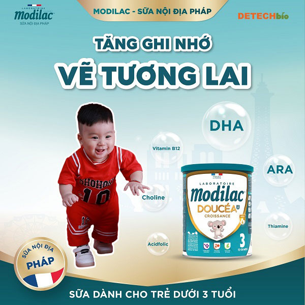 Sữa Modilac Doucéa số 2 lon 800g, cho trẻ 6-12 tháng