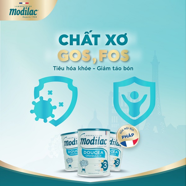Sữa Modilac Doucéa số 2 lon 800g, cho trẻ 6-12 tháng