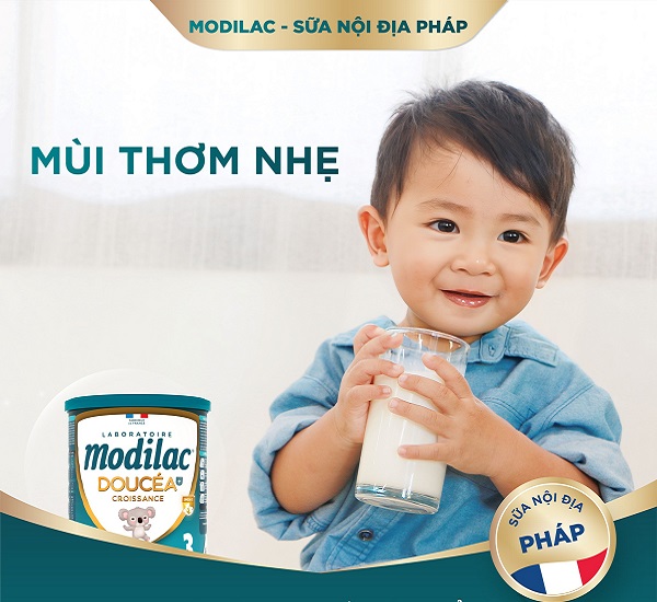 Sữa Modilac Doucéa Croissance Số 3 Lon 800G, Cho Trẻ 1-3 Tuổi