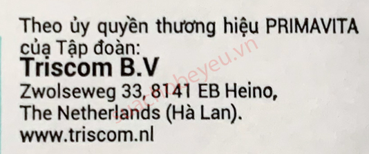 Sữa pha sẵn tăng cân Primavita Pros-Gain hộp 110ml