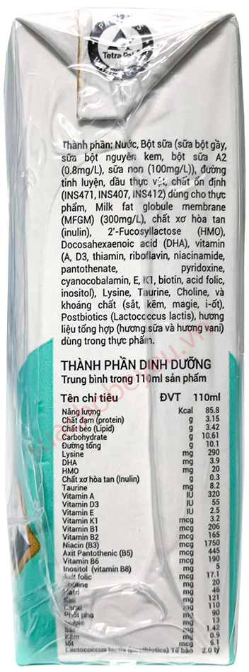 Sữa pha sẵn tăng cân Primavita Pros-Gain hộp 110ml