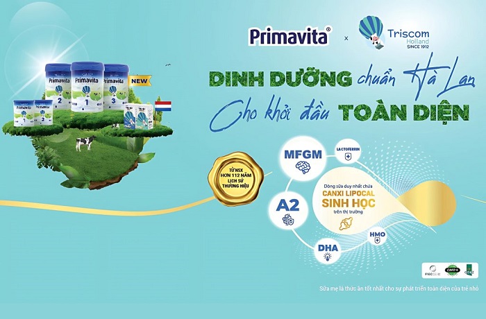 Sữa Primavita Hà Lan 