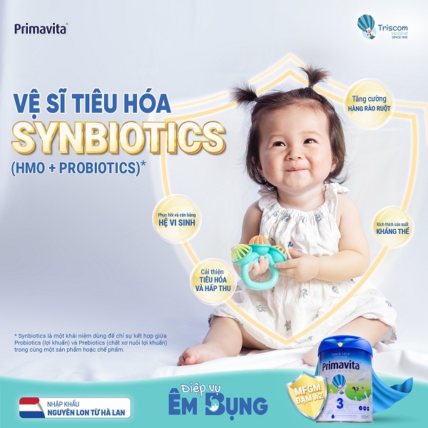 Sữa Primavita Premium số 3 lon 800g cho trẻ từ 12-36 tháng
