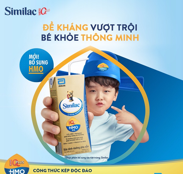 Thùng sữa pha sẵn Similac IQ Plus HMO hộp 180ml