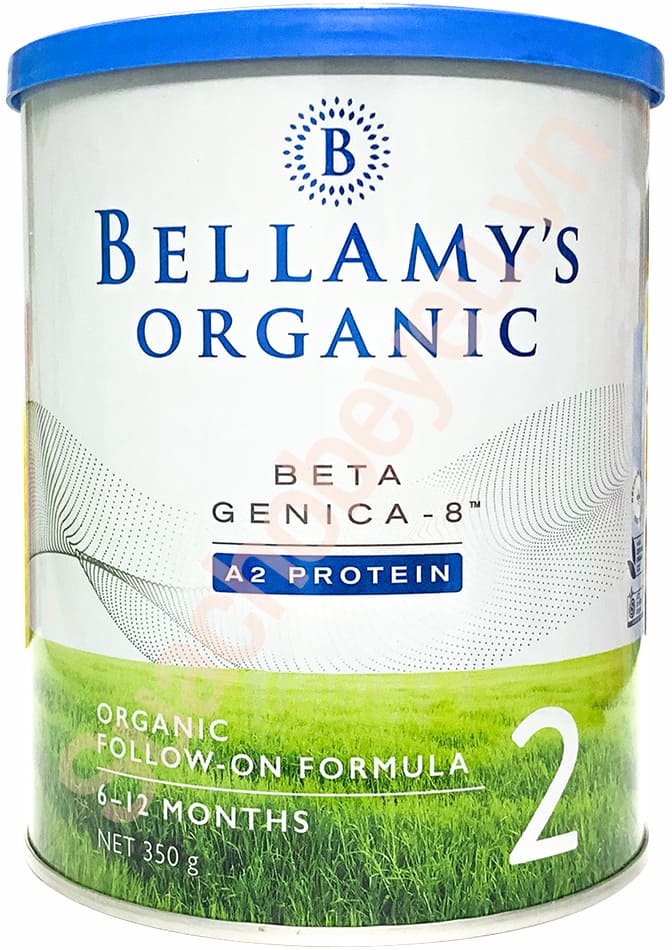 Sữa Bellamy's Organic đạm A2 số 2 lon 350g cho trẻ 6-12 tháng tuổi