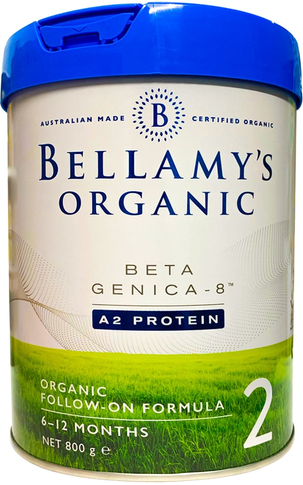 Sữa Bellamy's Organic đạm A2 số 2 lon 800g cho trẻ 6-12 tháng tuổi